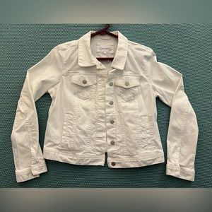 NWOT LOFT White Denim/Jeans Jacket - Never Worn